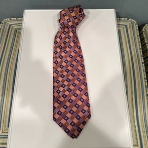 Brand- Robert Talbott, Best of Class, Mens Neck Tie, Color- Pink and Purple